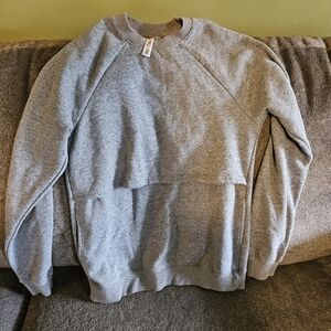 Latched Mama Nursing Gray Pullover XS/S